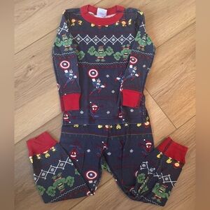3T Hanna Andersson Marvel Long John Pajamas